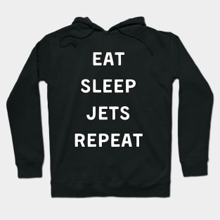 Eat Sleep Jets Repeat Hoodie